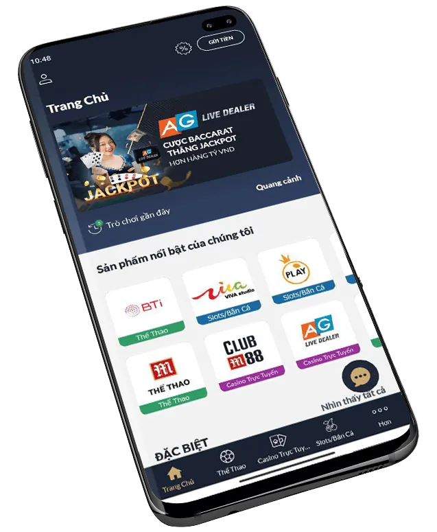 Chọn trò chơi Casino hoặc Slot tại bj388 code
